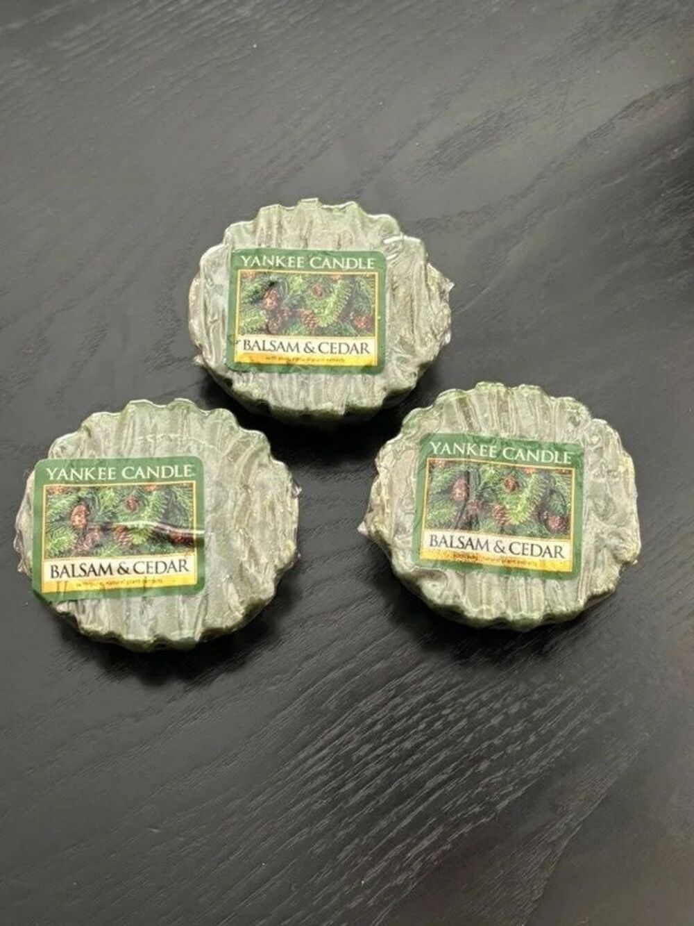 NEW Yankee Candle Balsam & Cedar Wax Melts Holiday